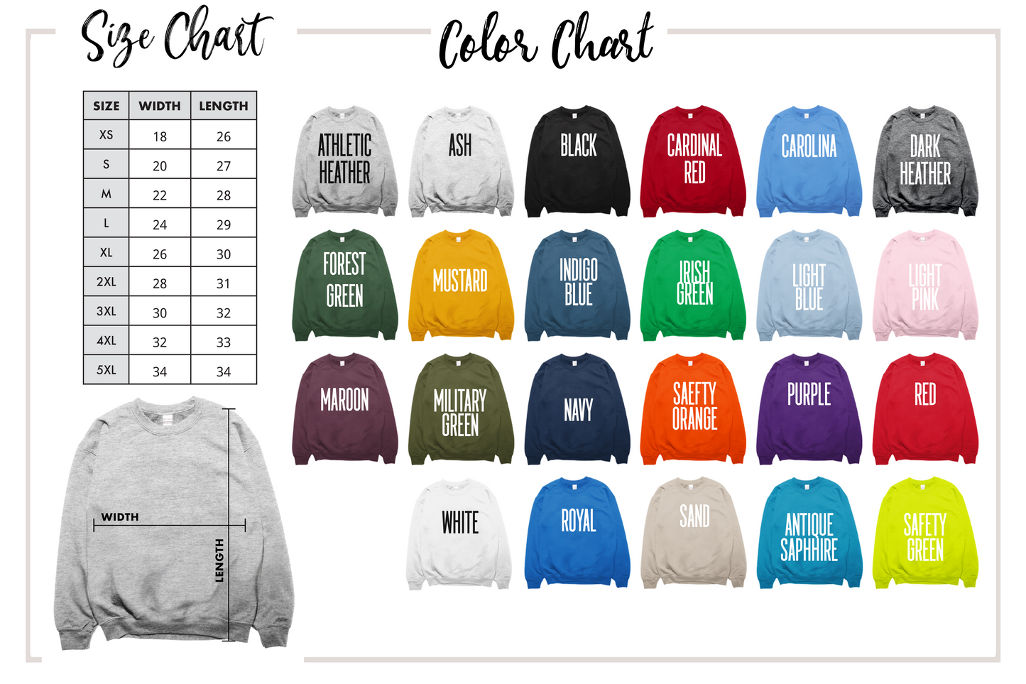 Custom Embroidered Crewneck Shirt – "LOVED" Design (Kids)