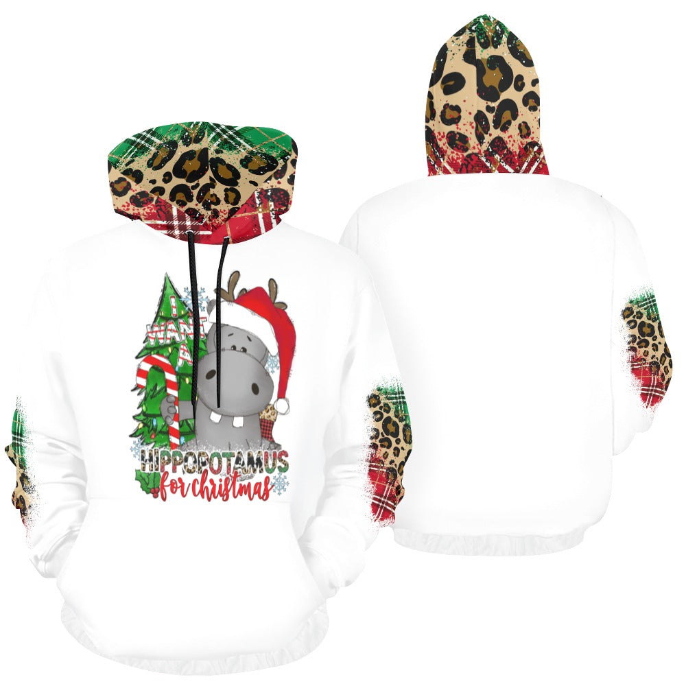 Hippopotamus for Christmas Hoodie