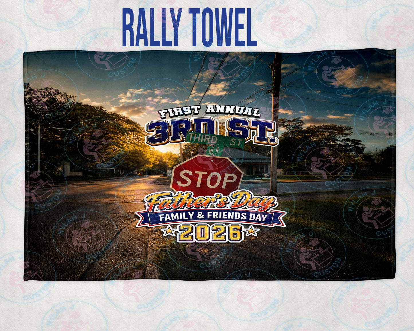 3rd St. Father's Day Rally Towel 2026
