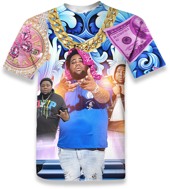 Rod Wave Picture Collage 3d Aop T Shirt Nylah J Custom