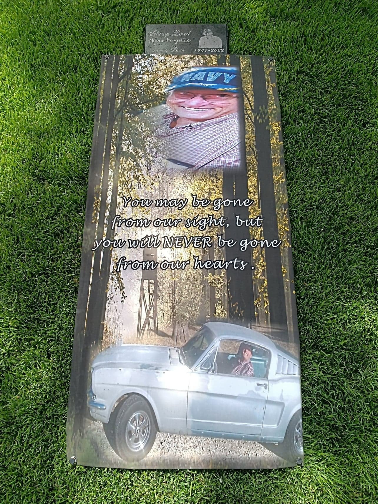 Custom Memorial Grave Blanket – Honor and Remember Your Loved Ones