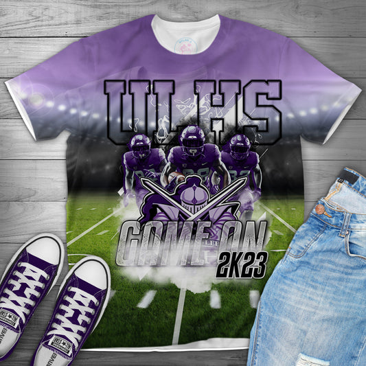 Custom FULL/3D Print Team Sports School Spirit Sublimation Tshirt-GAME ON 2k24