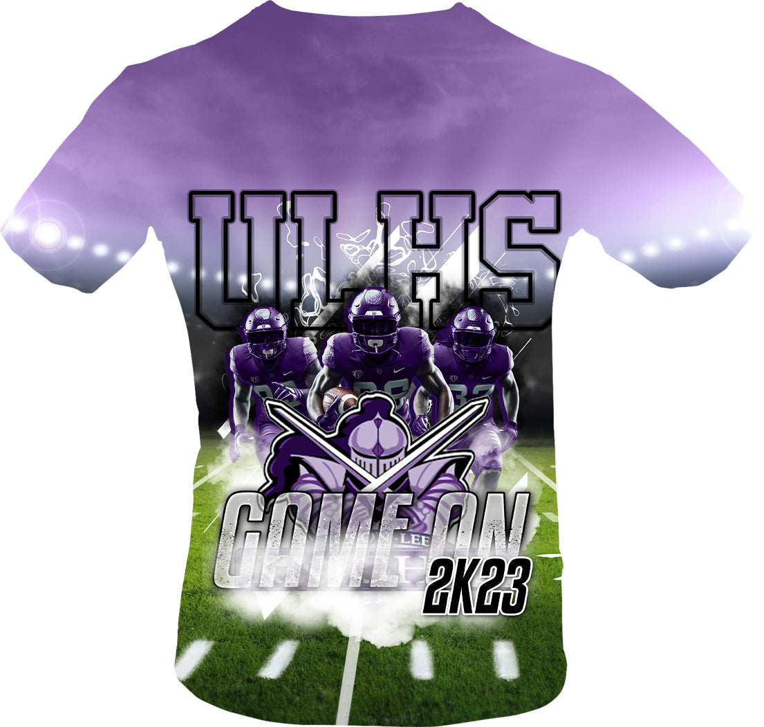 Custom FULL/3D Print Team Sports School Spirit Sublimation Tshirt-GAME ON 2k24