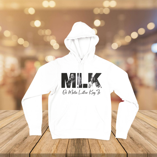 MLK Letter Photo Collage Graphic Hoodie