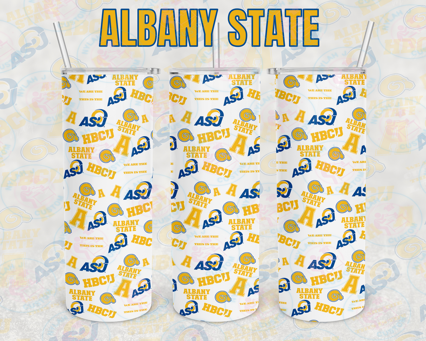 Albany State University Logo Tumbler