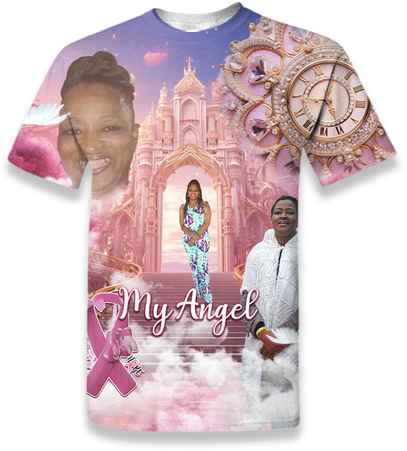 BREAST CANCER MEMORIAL 3D TSHIRT