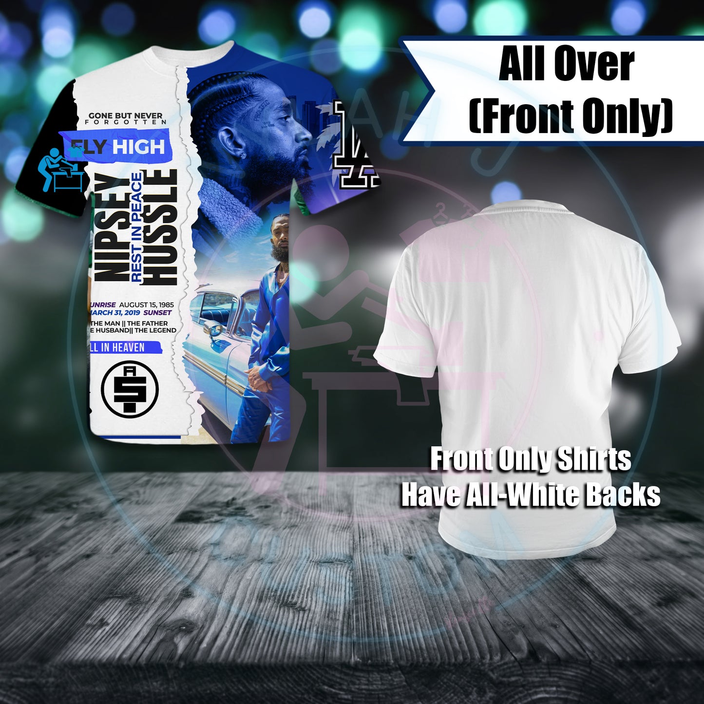 Tribute to Nipsey Hussle T-Shirt - Sublimation Print