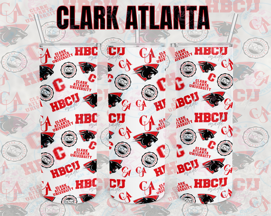 Clark Atlanta University Logo Tumbler