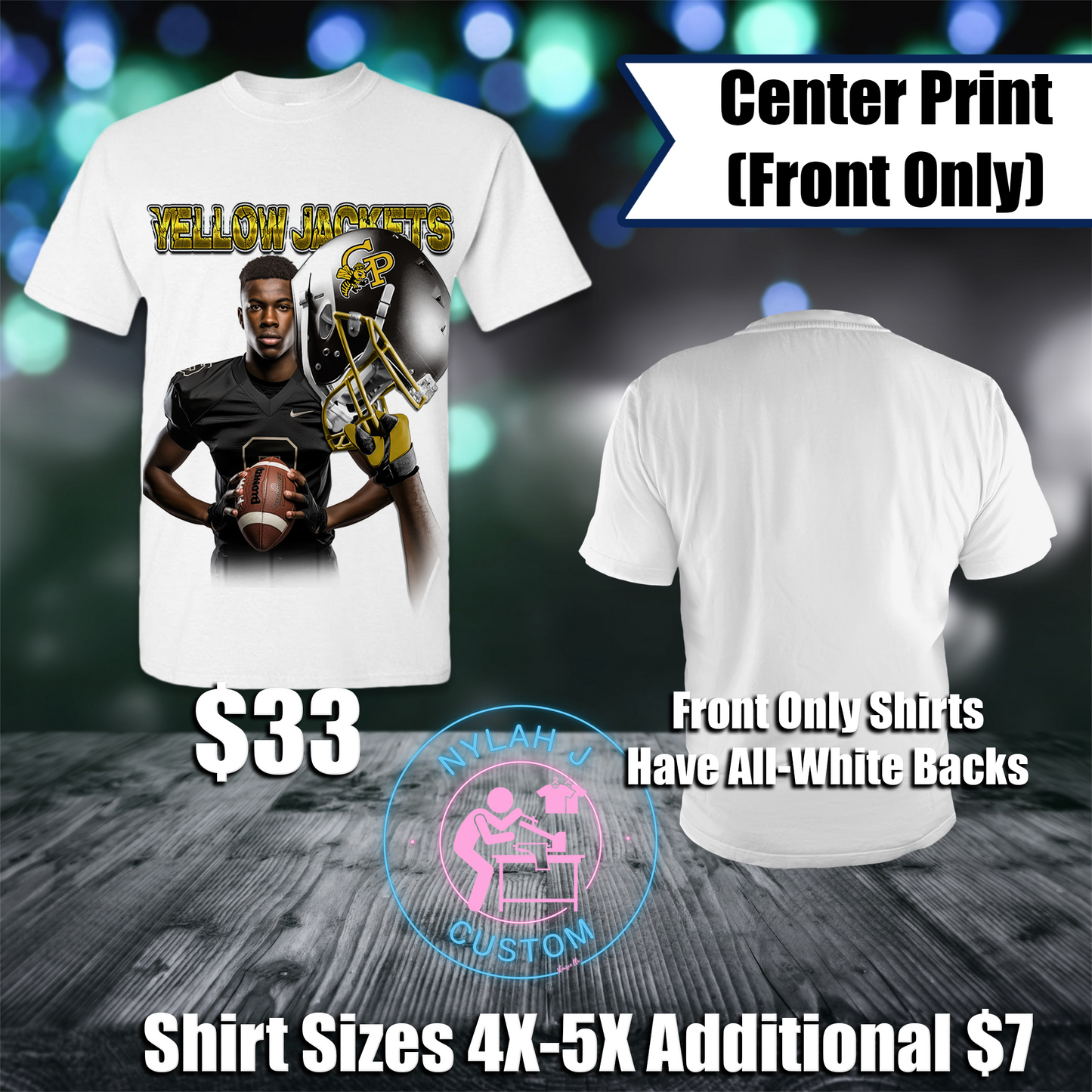 Lowest Price NFL T shirt 3D Custom Pittsburgh Steelers T shirts