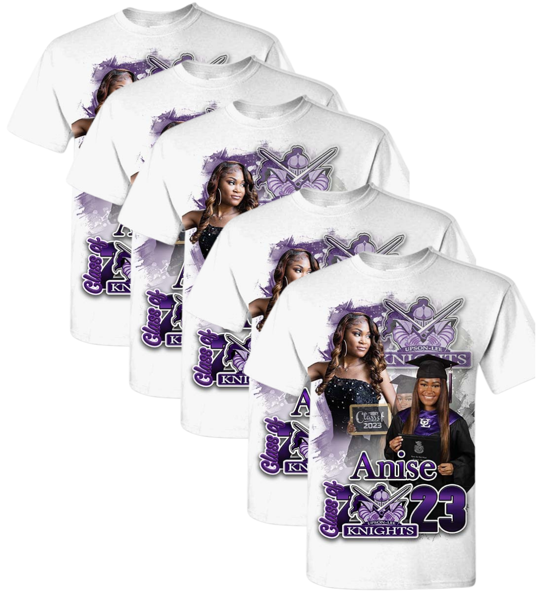 2025 Family T-Shirt Graduation Package-CENTER PRINT (FRONT ONLY)