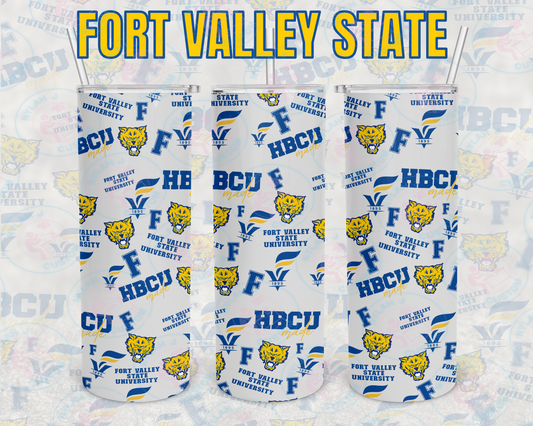 Fort Valley State University Logo Tumbler