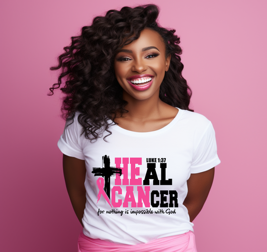 HEAL CANCER BREAST -CANCER AWARNESS T-SHIRT #1