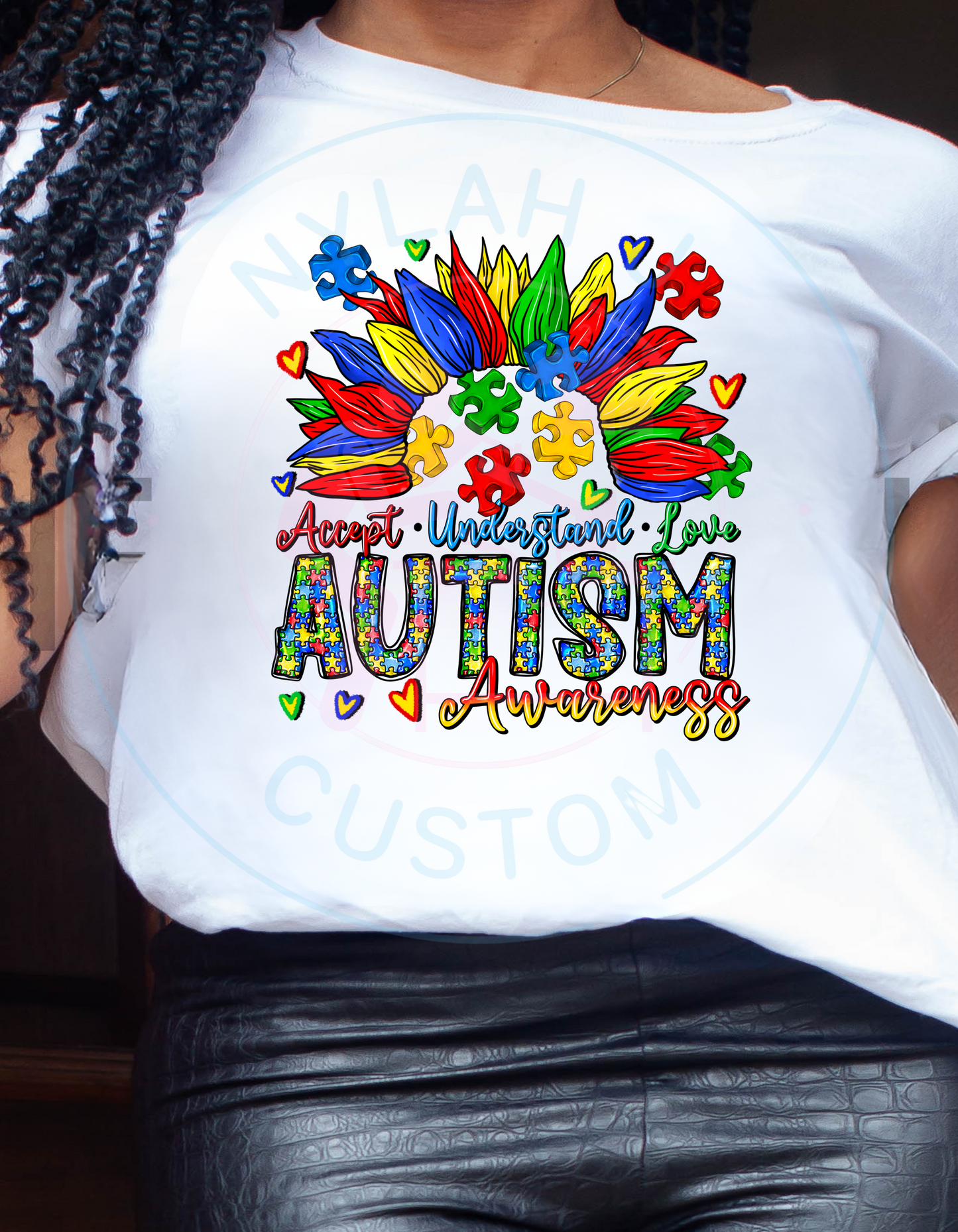 Accept, Understand, Love Autism Awareness T-shirt