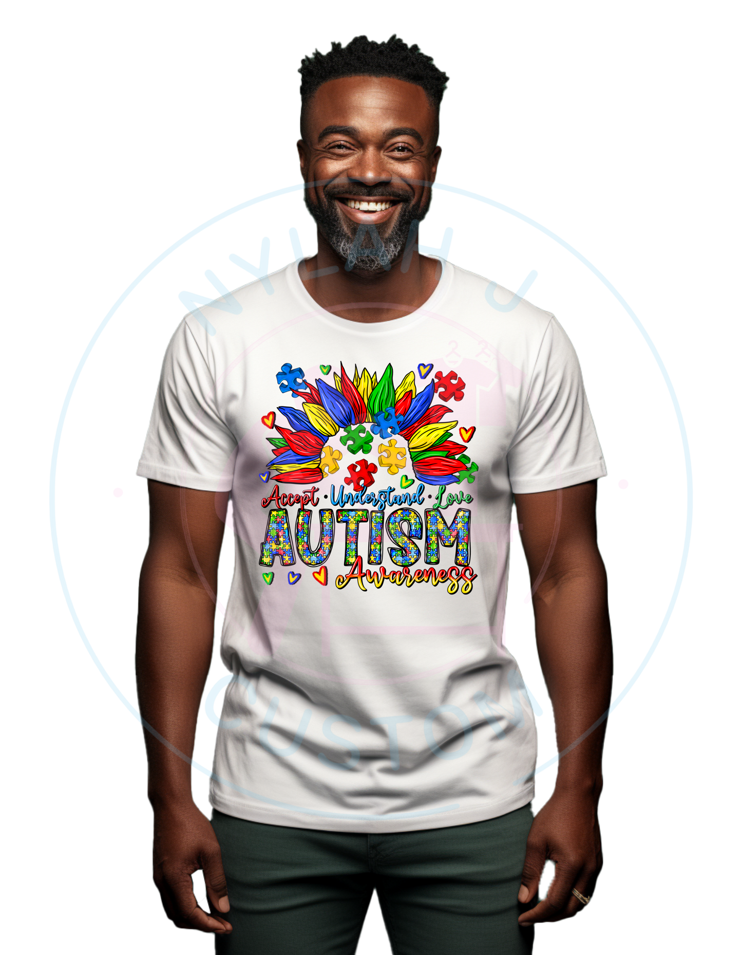 Accept, Understand, Love Autism Awareness T-shirt