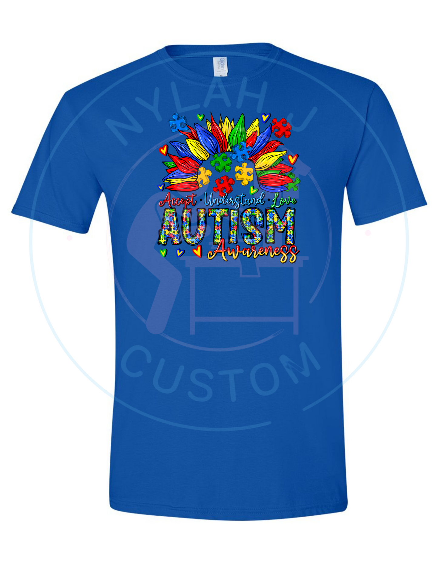 Accept, Understand, Love Autism Awareness T-shirt