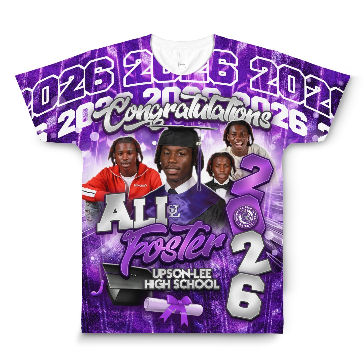 Custom 3D Graduation Tshirt (FULL PRINT)
