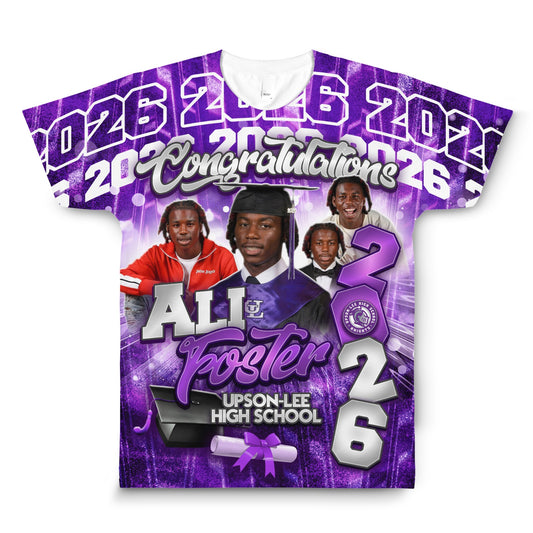 Custom 3D Graduation Tshirt (FULL PRINT)