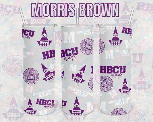 Morris Brown College Logo Tumbler