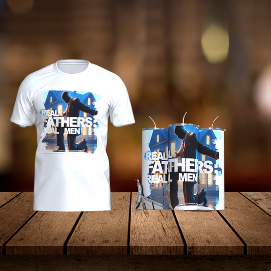 Real Father Bundle - T-Shirt and 20oz Tumbler Set