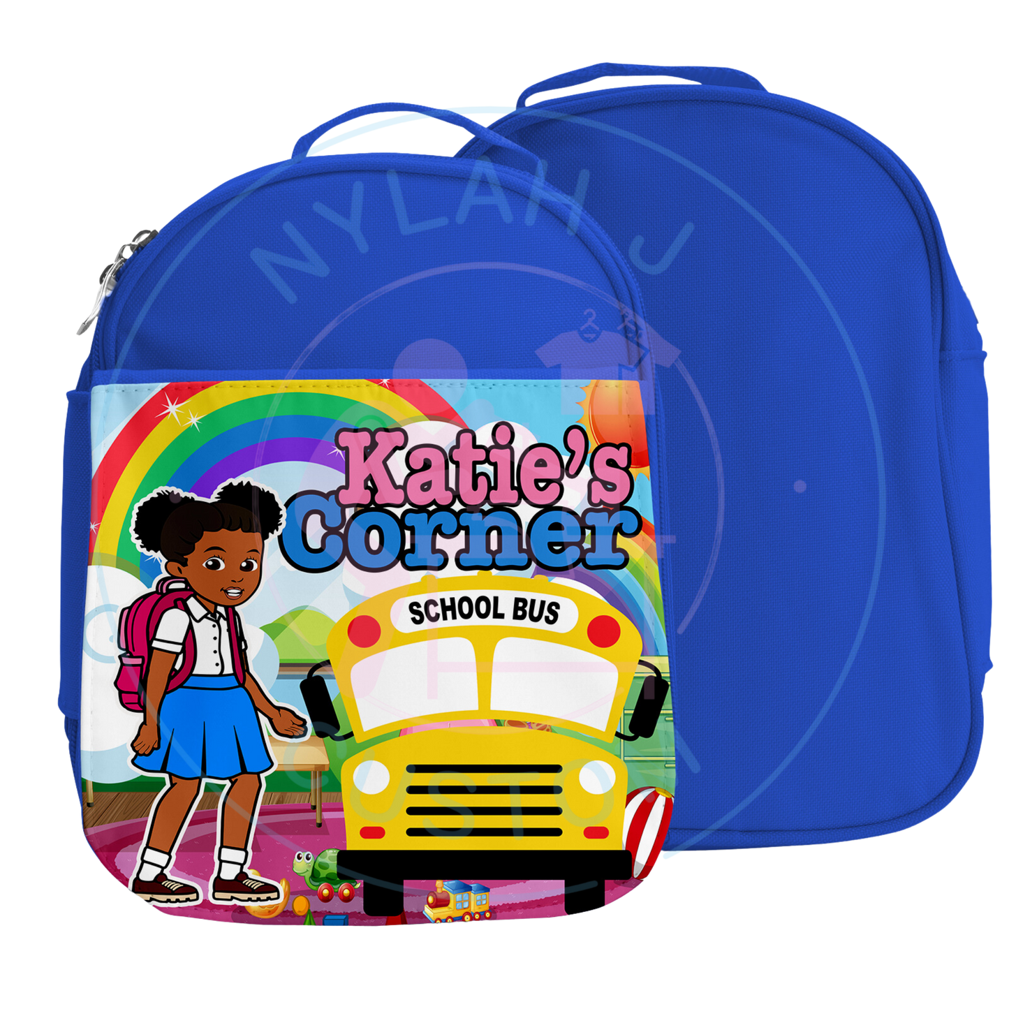 Customizable Toddler Back-to-School Backpack Multicolor