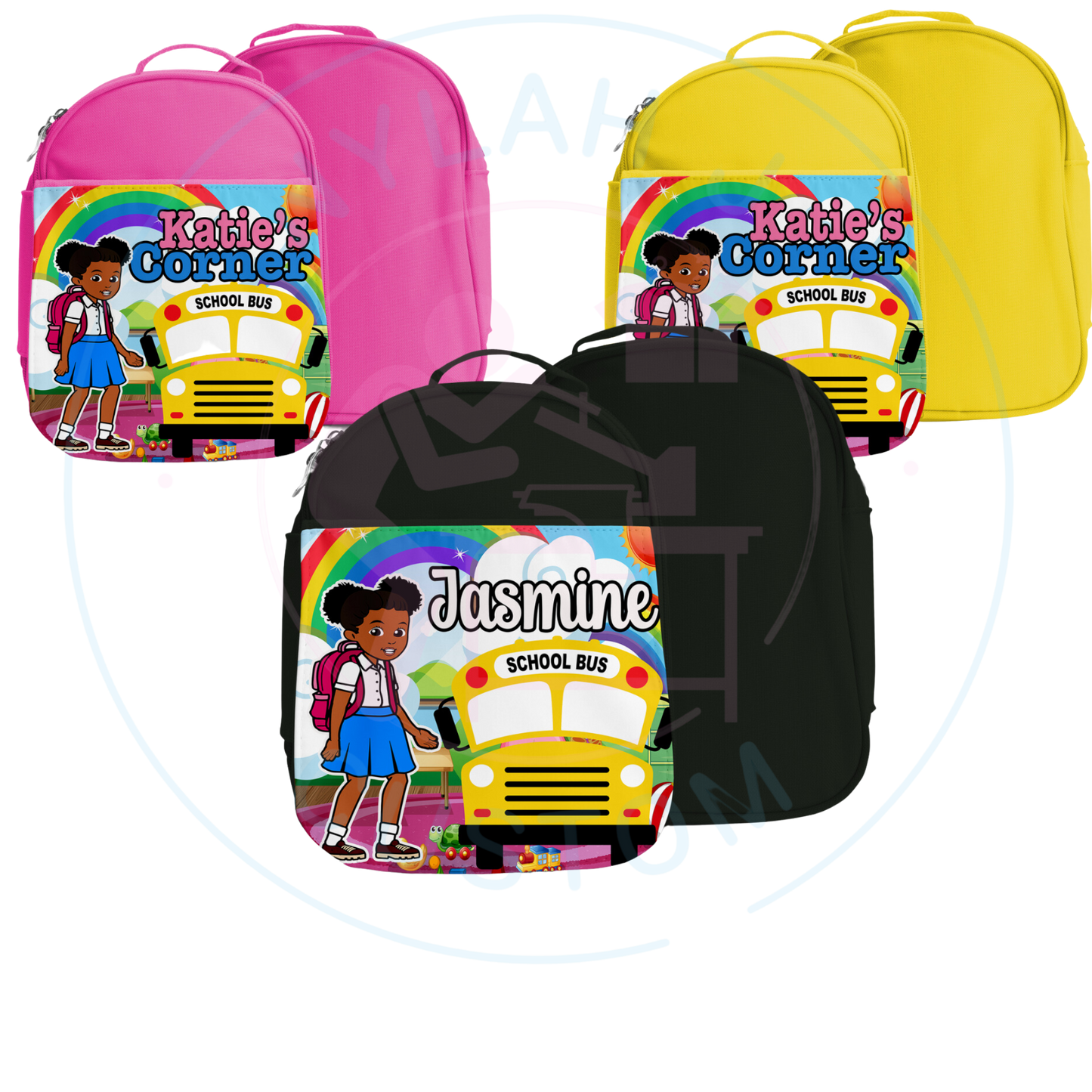 Customizable Toddler Back-to-School Backpack Multicolor