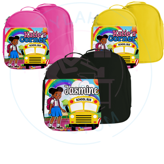 Customizable Toddler Back-to-School Backpack Multicolor