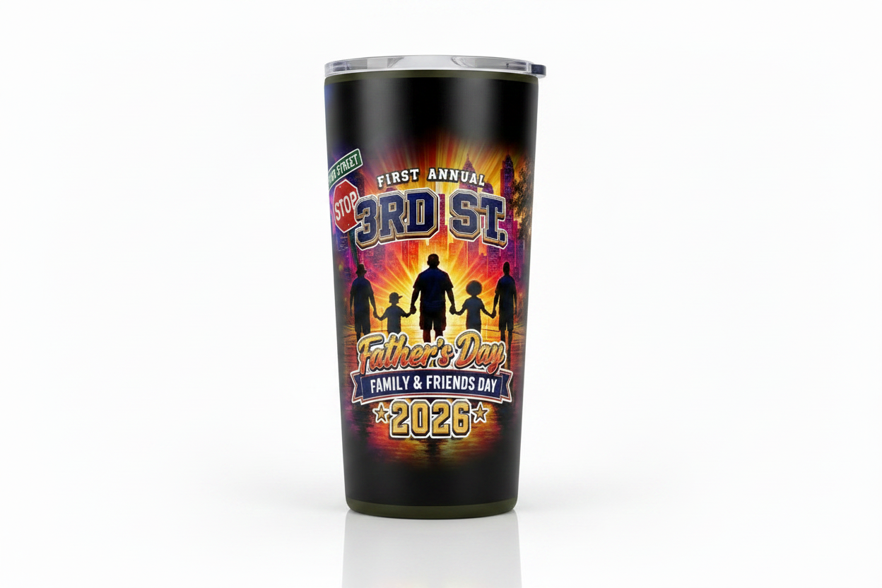 3rd St. Father's Day 20oz Sublimation Tumbler 2026