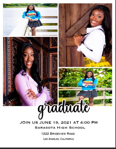 Graduation Invitation Announcements 2025 Graduate High School College