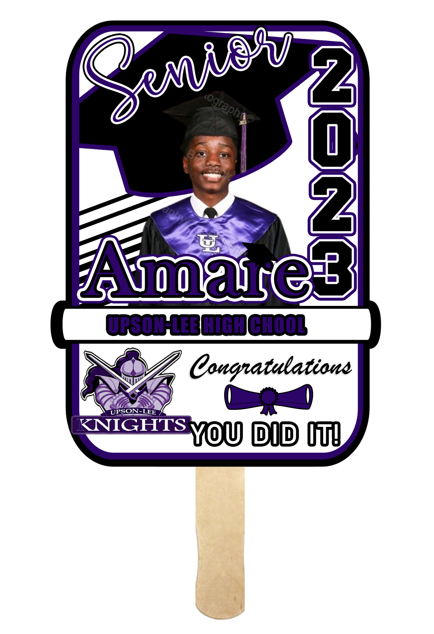 Custom Fans Graduation Memorial(Paper)