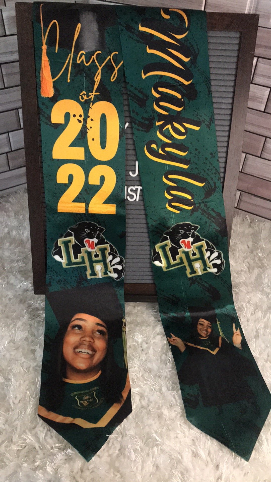 Graduation Stole - Nylah J. Custom