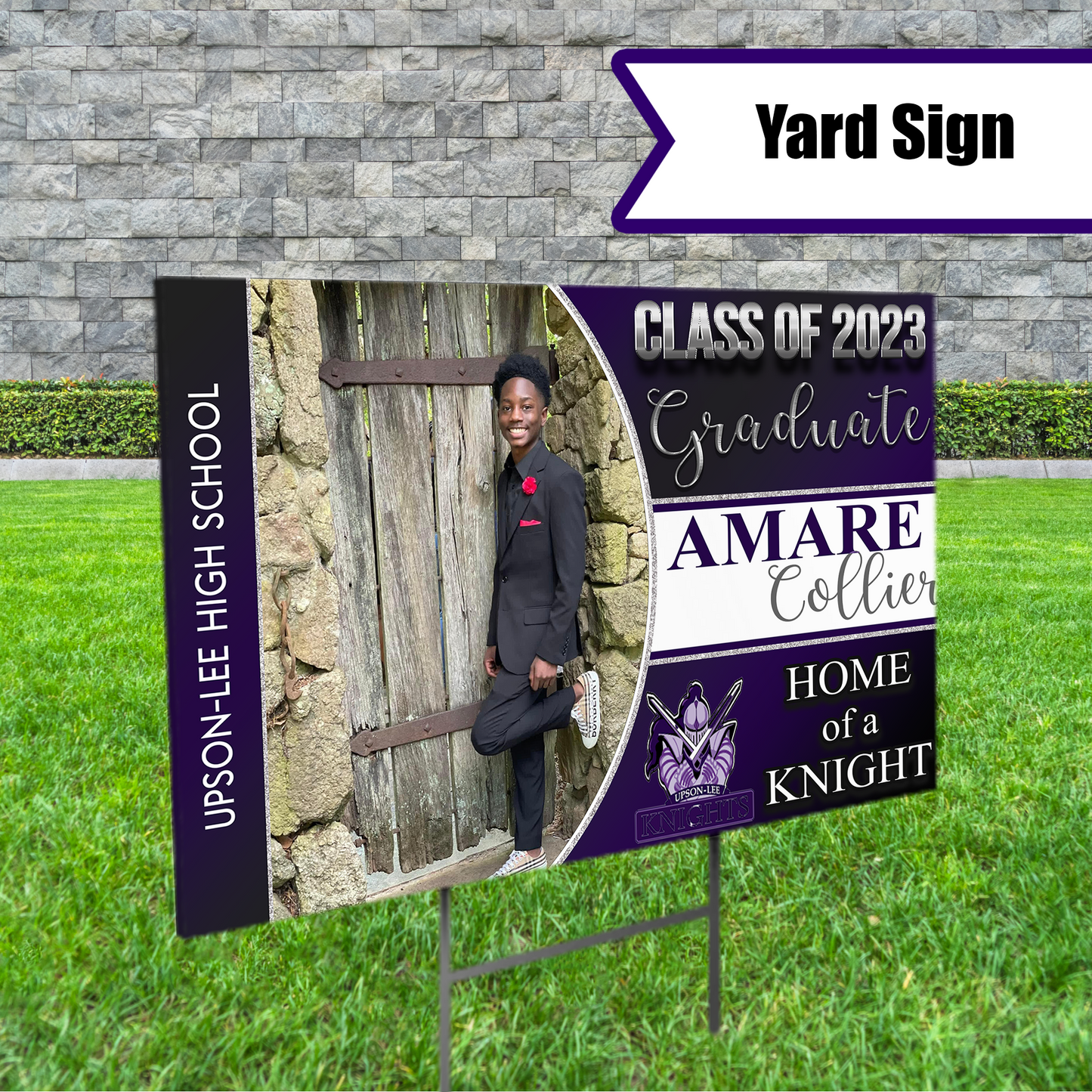 Custom Graduation Yard Sign